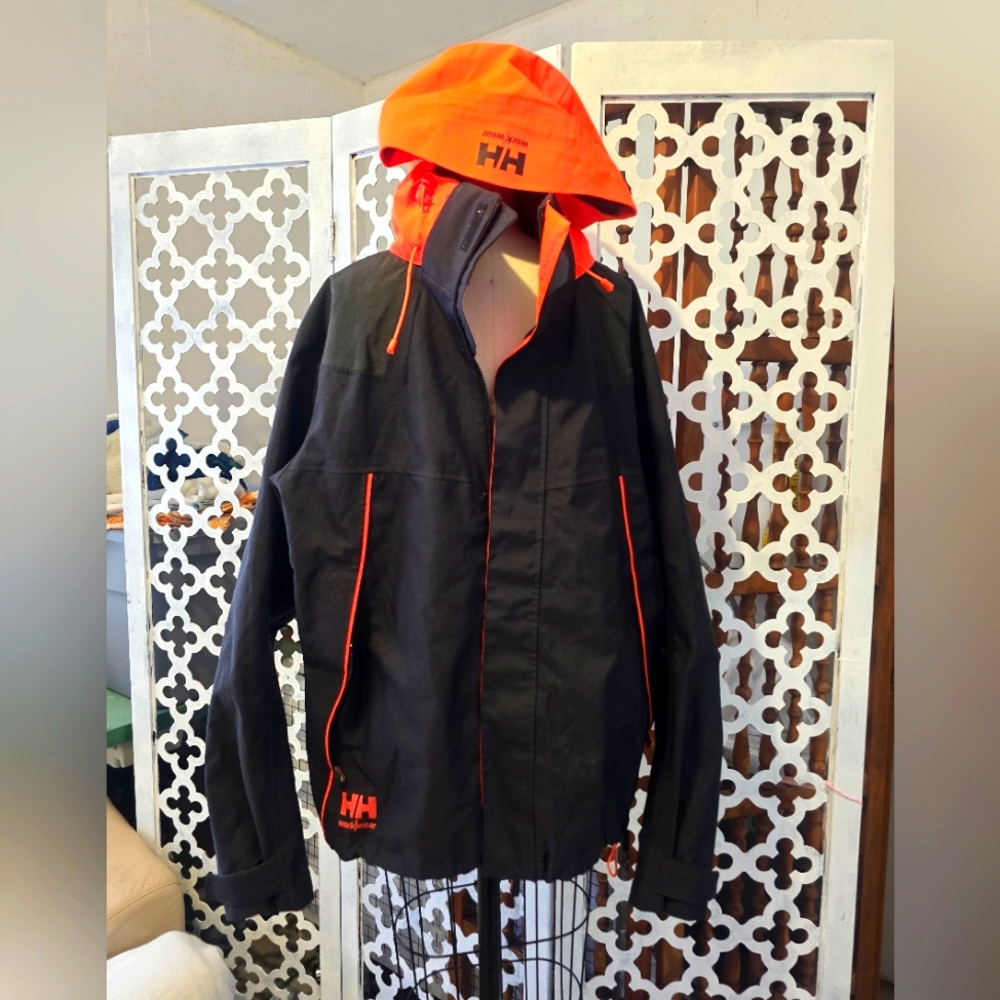 Men's Helly Hansen XL workwear waterproof jacket like new